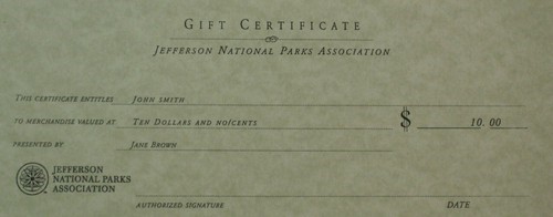 Store Gift Certificate-$10.00