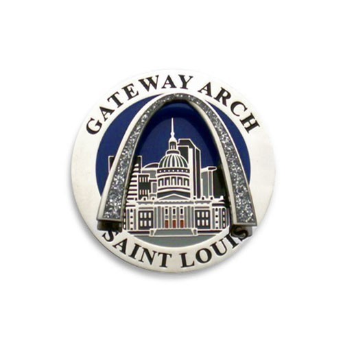 Gateway Arch Bobble Magnet