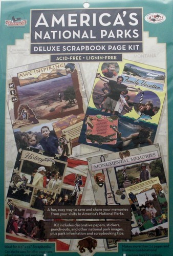 America's National Parks Deluxe Scrapbook Page Kit