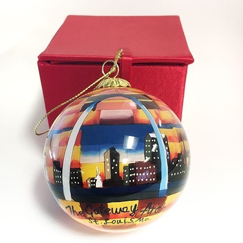 Gateway Arch Glass Ornament