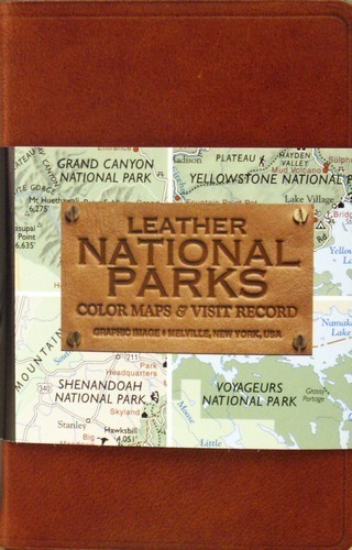 Leather National Parks Color Maps and Visit Record