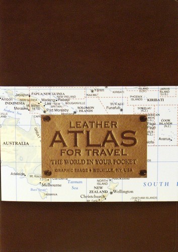 Leather Atlas for Travel