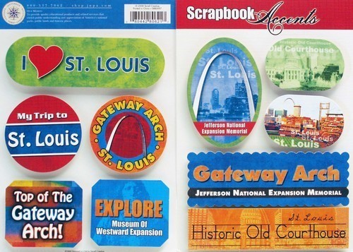 Gateway Arch Scrapbook Accent Kit
