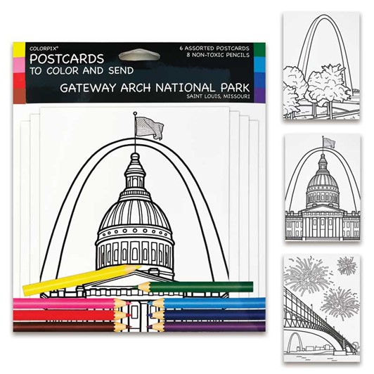 Gateway Arch Colorpix Postcards