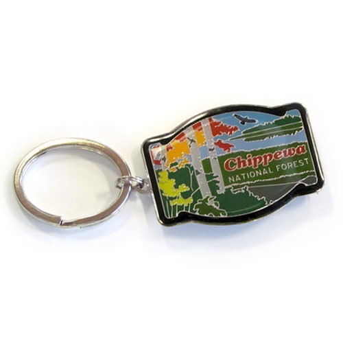 Chippewa National Forest Keychain