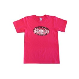 Youth T-Shirt: Arch Oval Foil- Pink